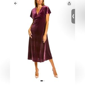 Taylor- Velvet Midi Dress- 2